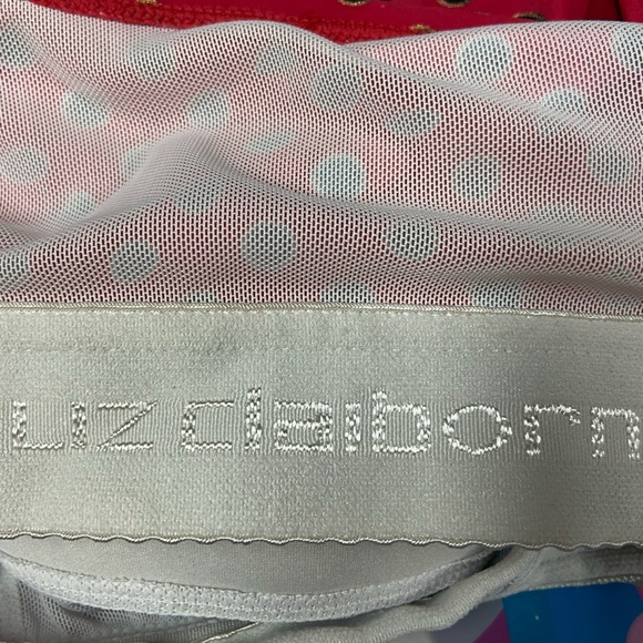 Liz Claiborne Tankini Top Red w/ Black Bottoms - Picture 9 of 9